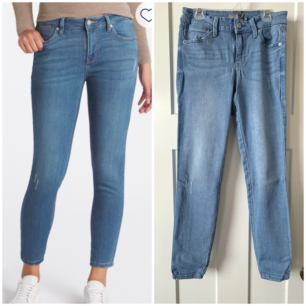 Just USA Marian High Rise Skinny Jeans – Size 26, Mid Wash, Stretch Denim